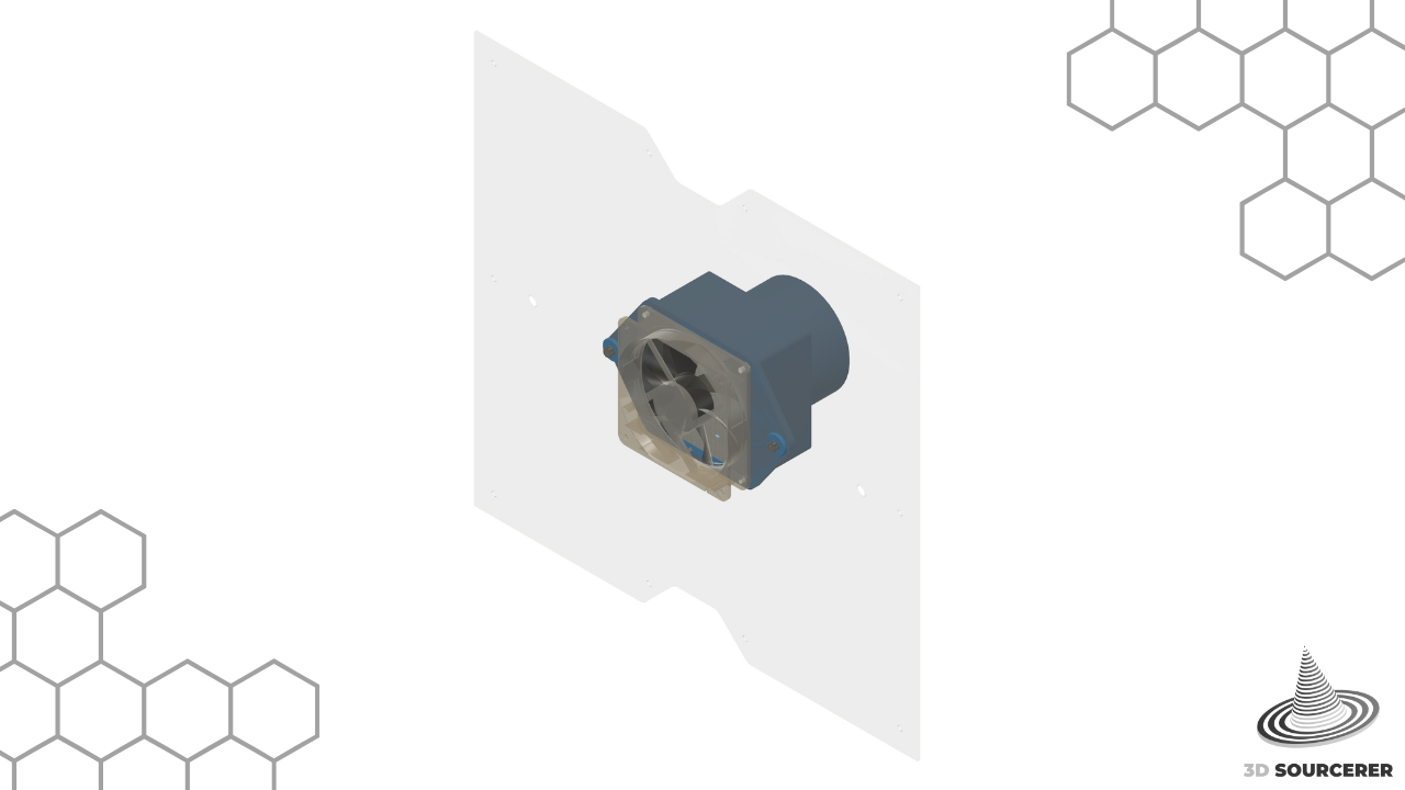 Quạt Lọc HEPA Bên Trong Vỏ SUMO/DELACK + Ống Thông Gió 4 Inch