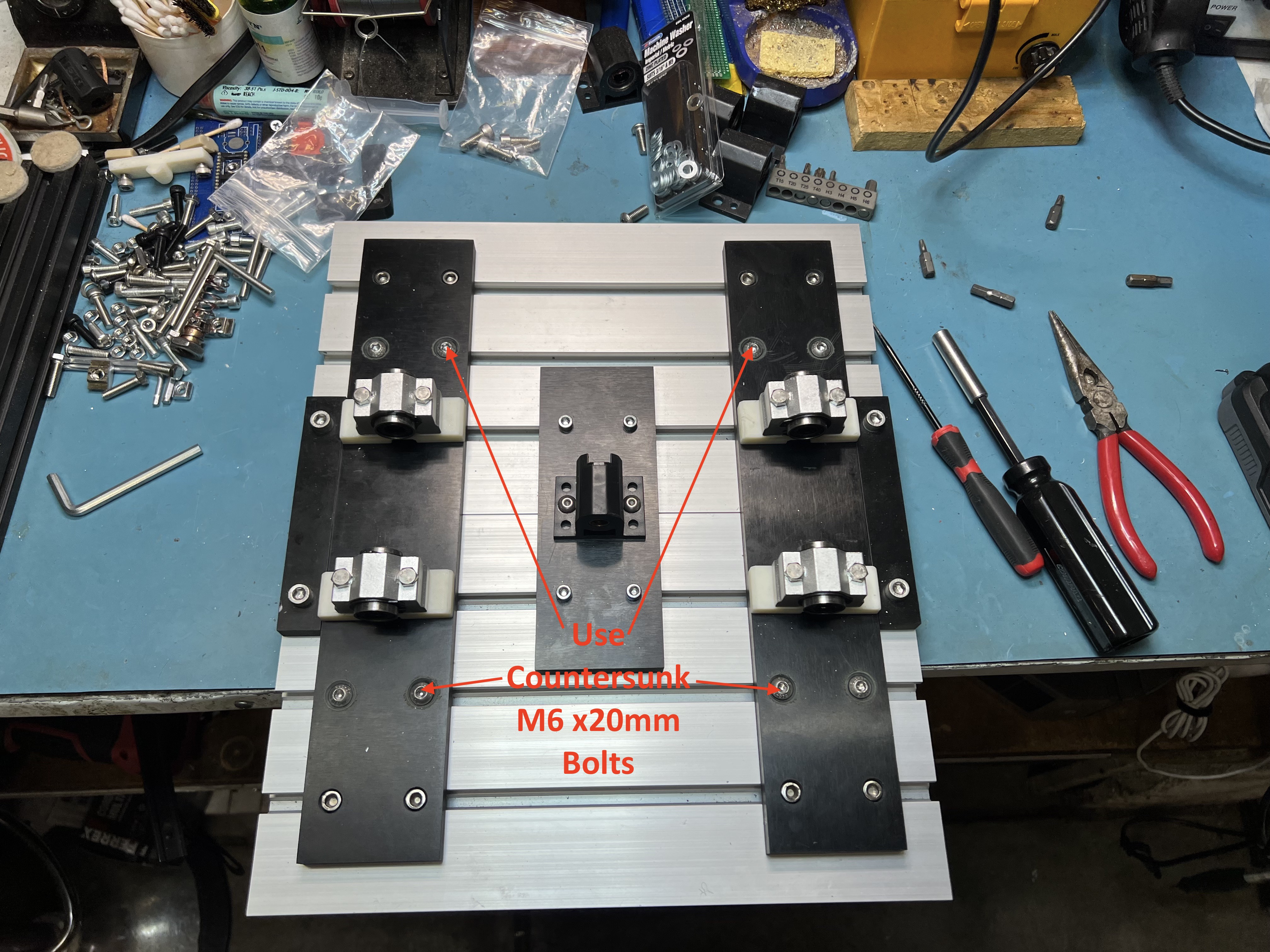 Nâng cấp trục Y 3018 Pro lên 3040 với Đế nhôm & Công tắc hành trình