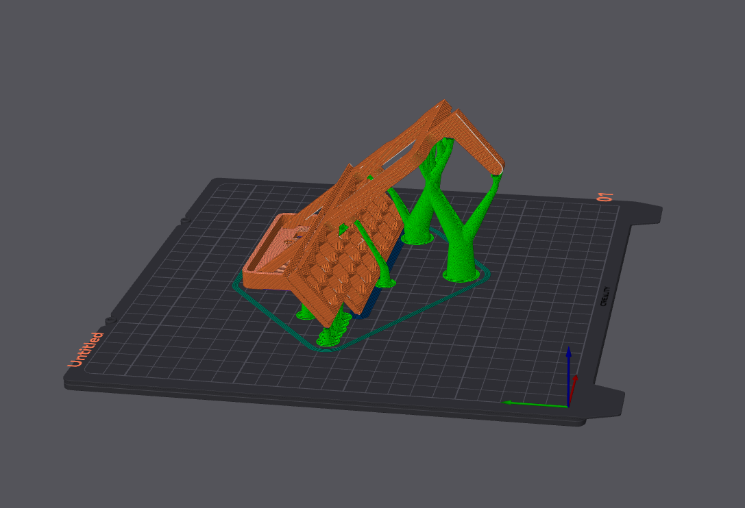 Ngăn kéo và Gắn Màn Hình Pi cho Ender 3v2