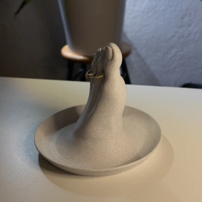 Đế Giữ Nhẫn Hình Bàn Chân