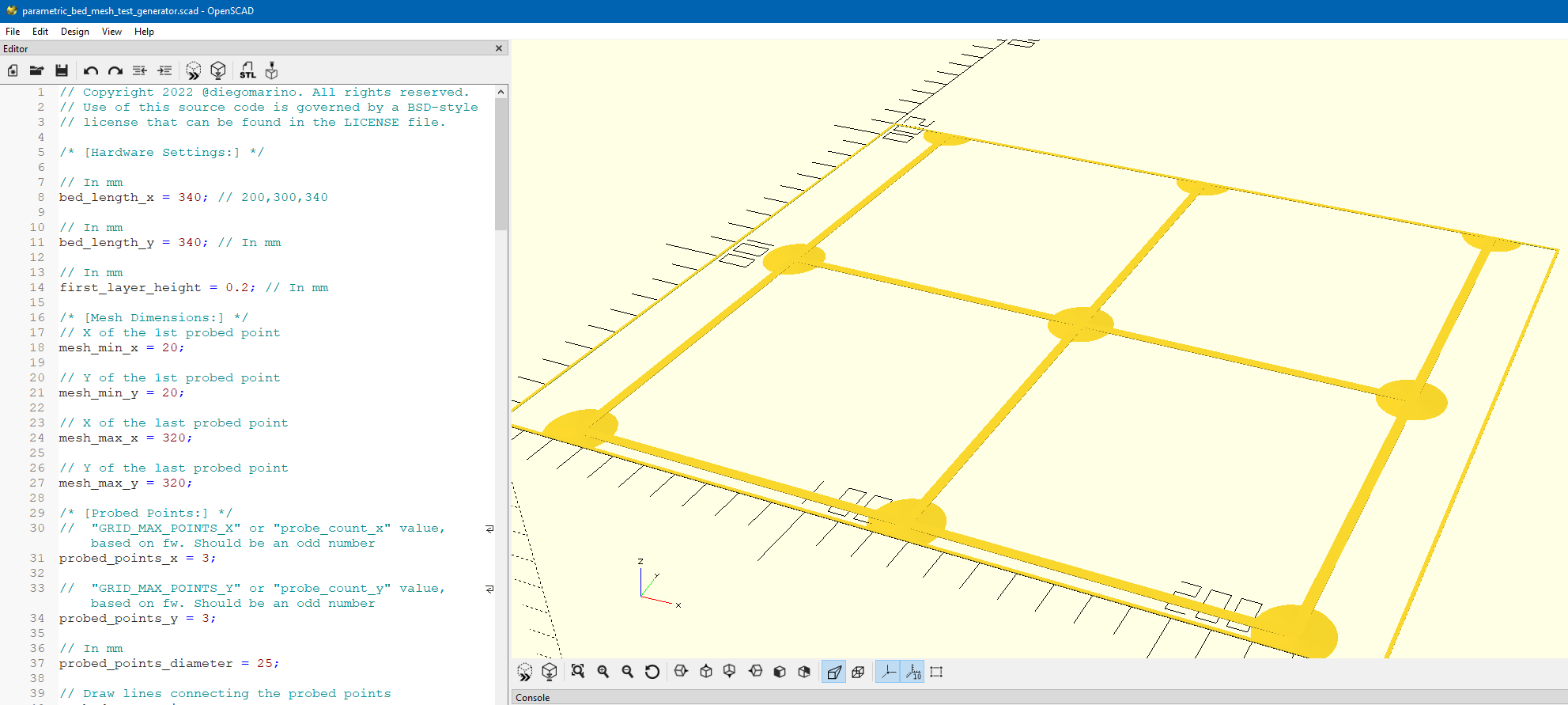 Trình tạo lưới giường tham số