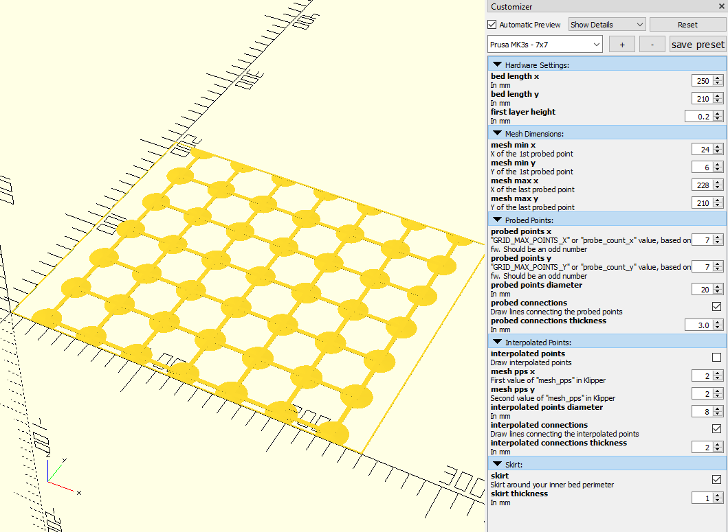 Trình tạo lưới giường tham số