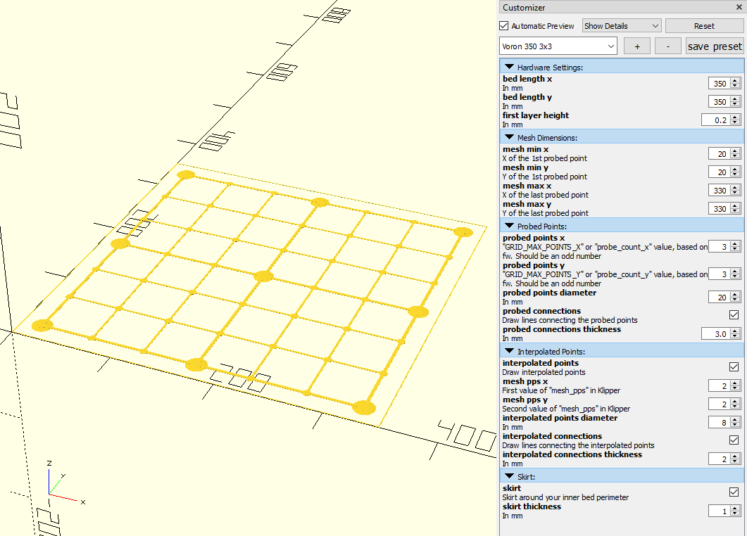 Trình tạo lưới giường tham số