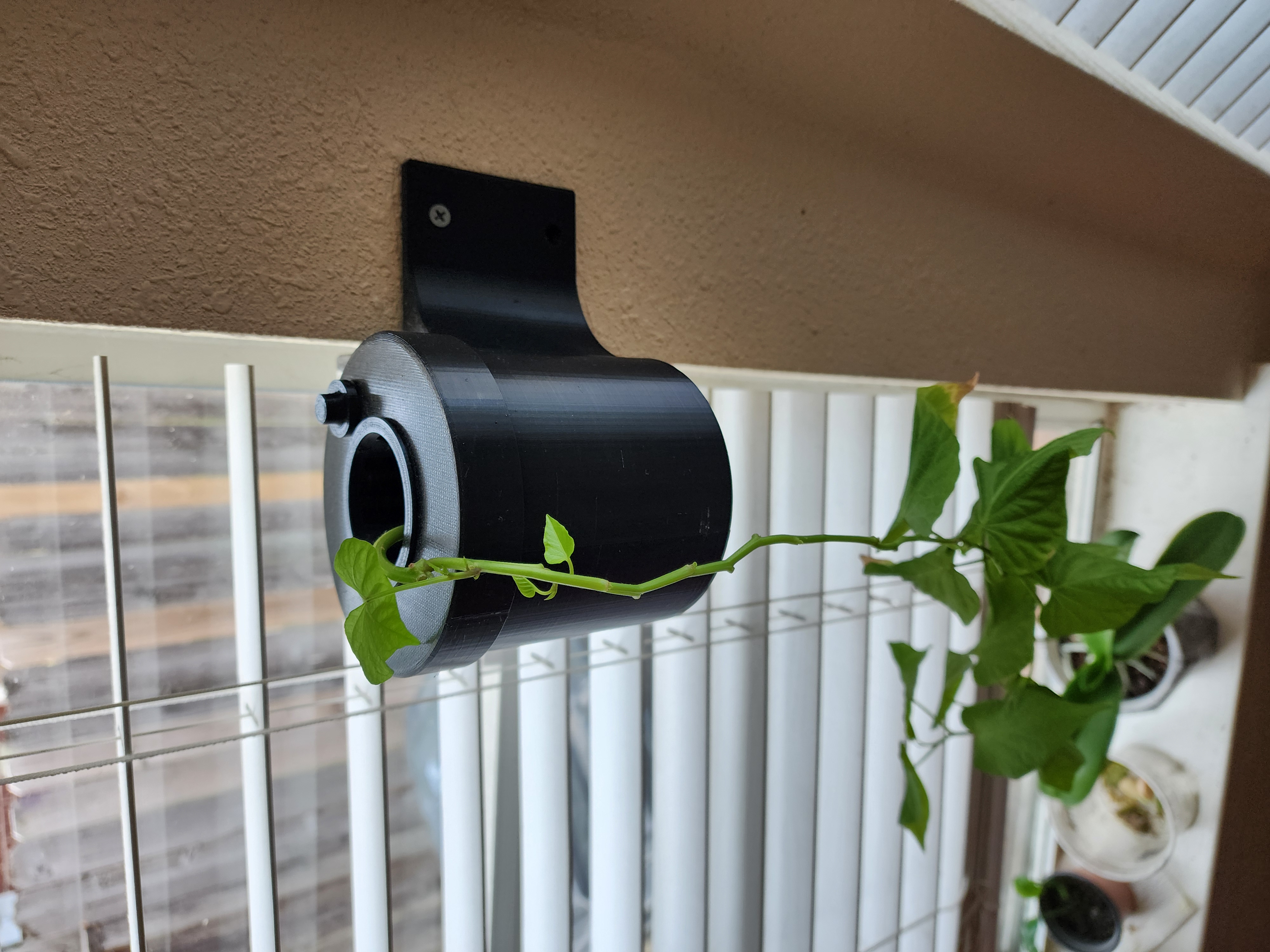 Chậu Trồng Cây Thủy Canh Kratky Gắn Góc