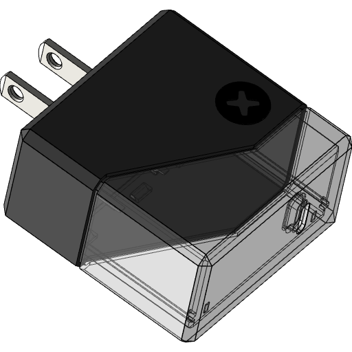 Vỏ Củ Sạc Nhanh iFixit (Bản US) - In 3D