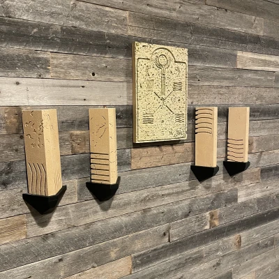 Giá Treo Tường Cho Đá Ngũ Nguyên Tố