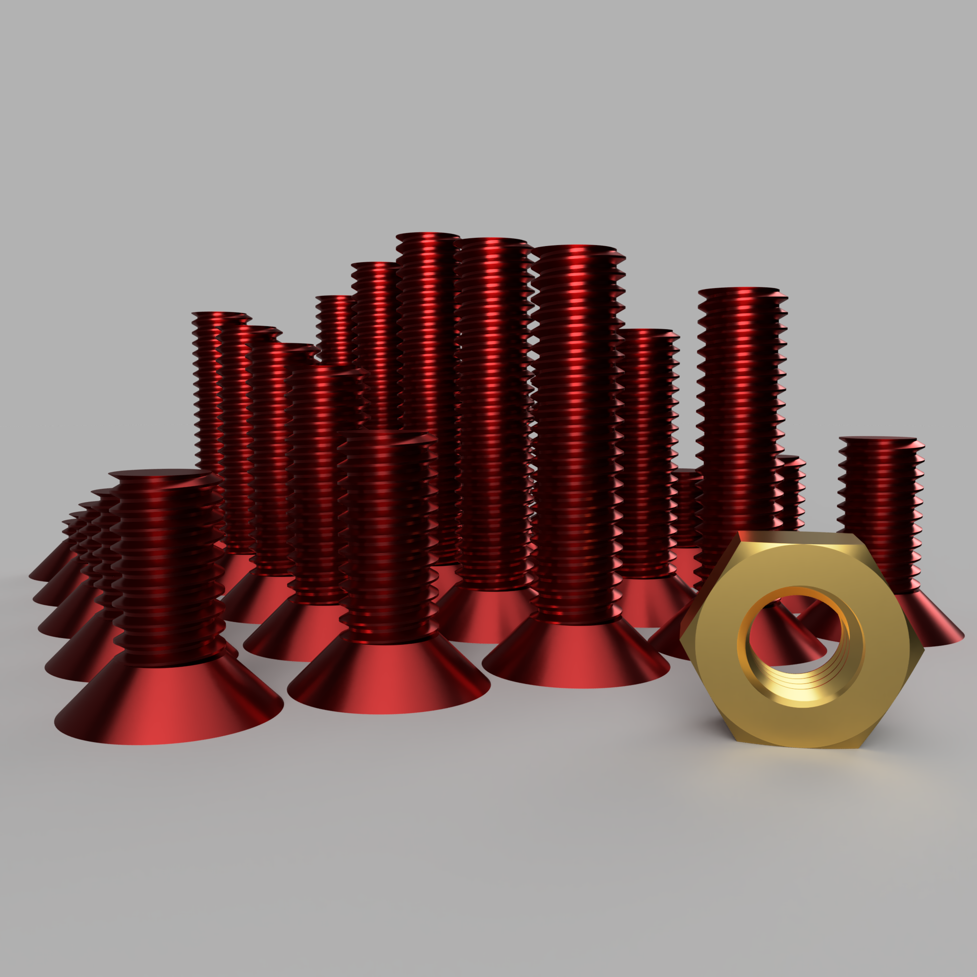 Ốc Vít M4 Đầu Lục Giác và Đai Ốc 2mm-27mm