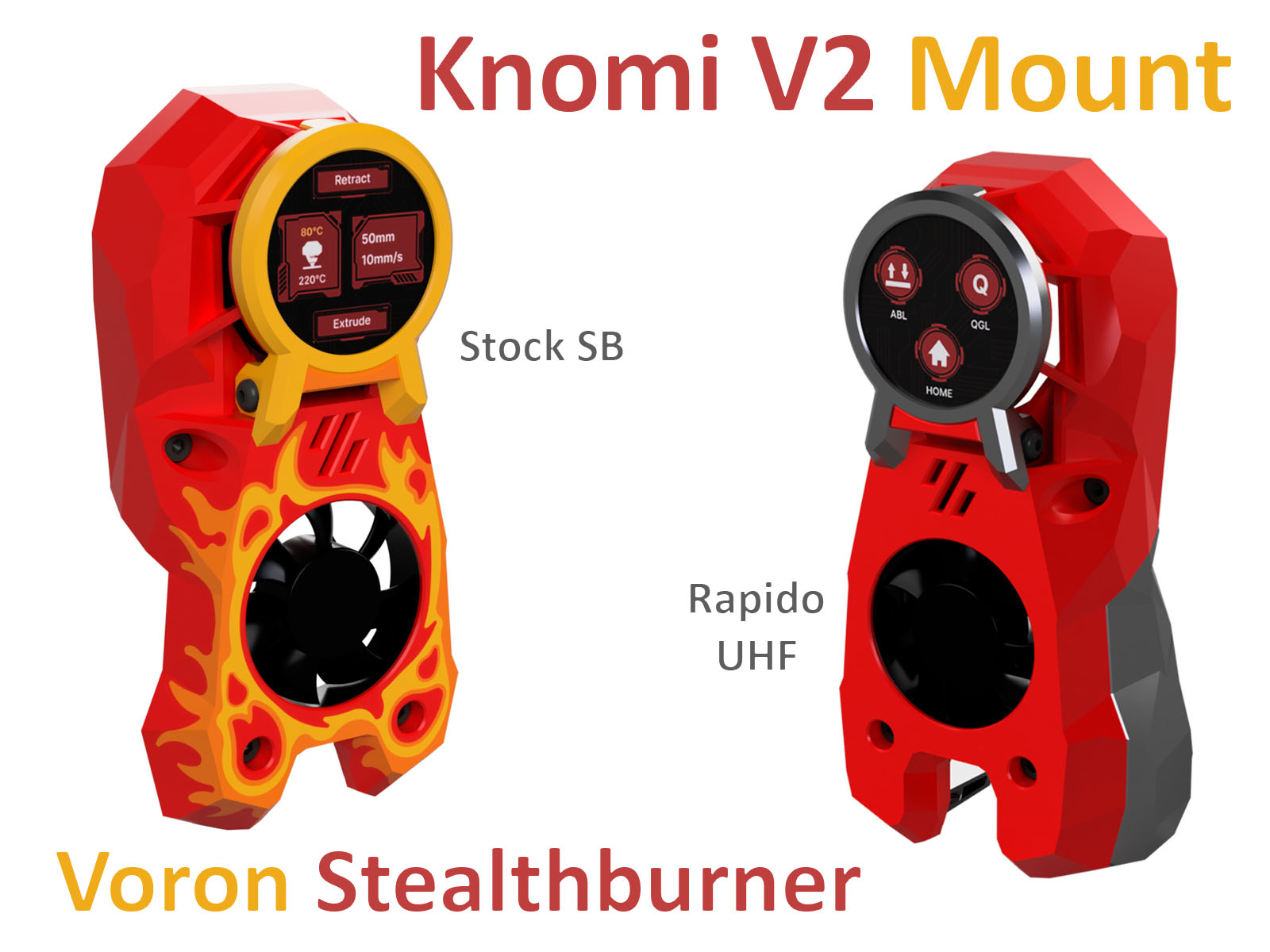 Giá đỡ màn hình Knomi V2 cho Voron Stealthburner