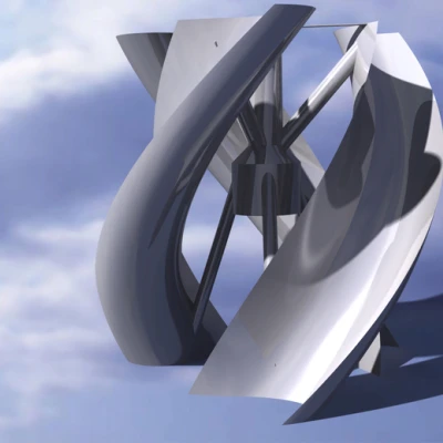 Cối Xay Gió Helix Savonius Dễ In