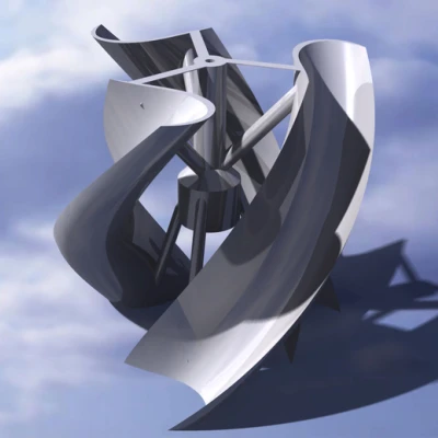 Cối Xay Gió Helix Savonius Dễ In