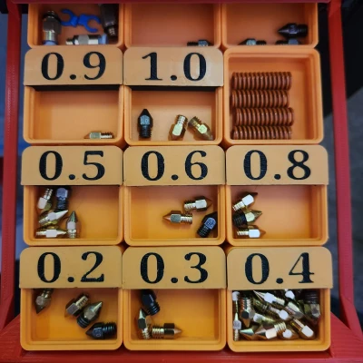 Nhãn Đầu Phun Gridfinity - Lidfinity