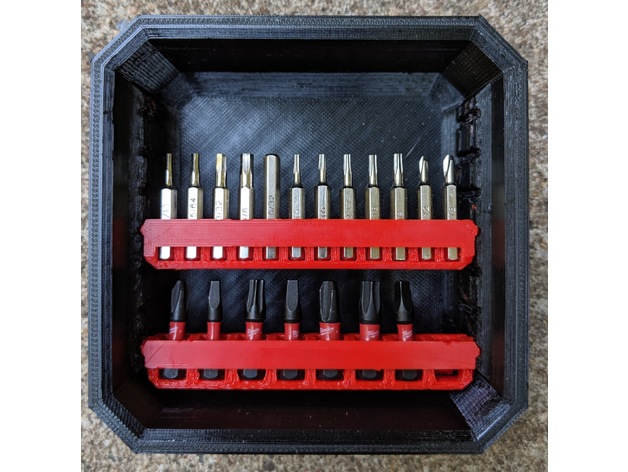 Khuôn Giữ Mũi Khoan Vi Mô 4mm Cho Hộp Milwaukee Packout và Hộp Đựng Mũi Khoan