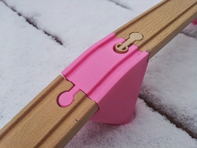 Cầu/Đường trên cao xe lửa đồ chơi bằng gỗ (dùng được với Brio, Ikea, Eichhorn, Bigjigs, Imaginarium...)