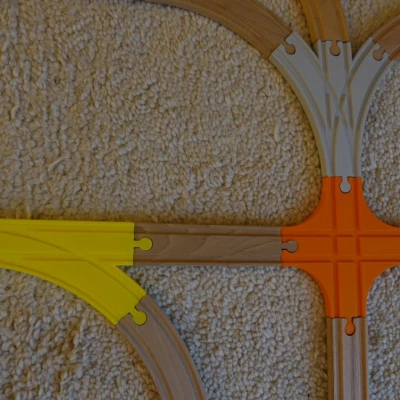 Thêm một bộ sưu tập đường ray tàu Brio nữa nè