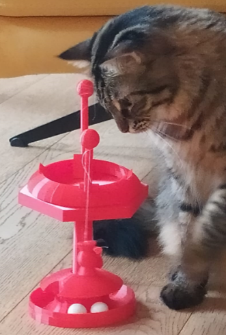 Đồ Chơi Cho Mèo Ba Lần Xoay Vòng!