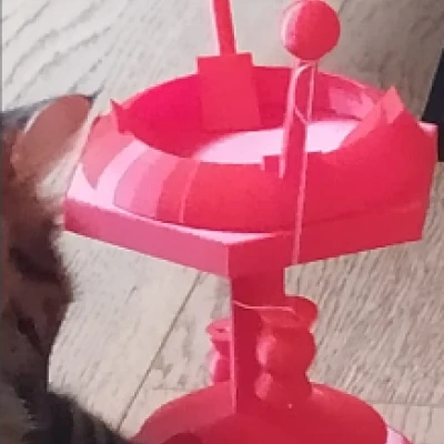 Đồ Chơi Cho Mèo Ba Lần Xoay Vòng!