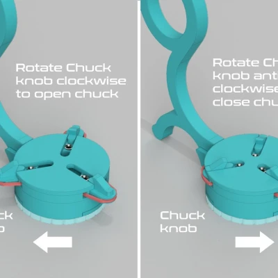 miniVICE Y-Series - Kẹp giữ mô hình mini, hệ thống sơn và hobby dạng module