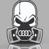 Mô hình Đầu Lâu Audi - Skull Audi - Thumbnail 1