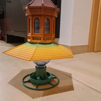 Chổ Cho Chim Ăn Từ Chai SodaStream