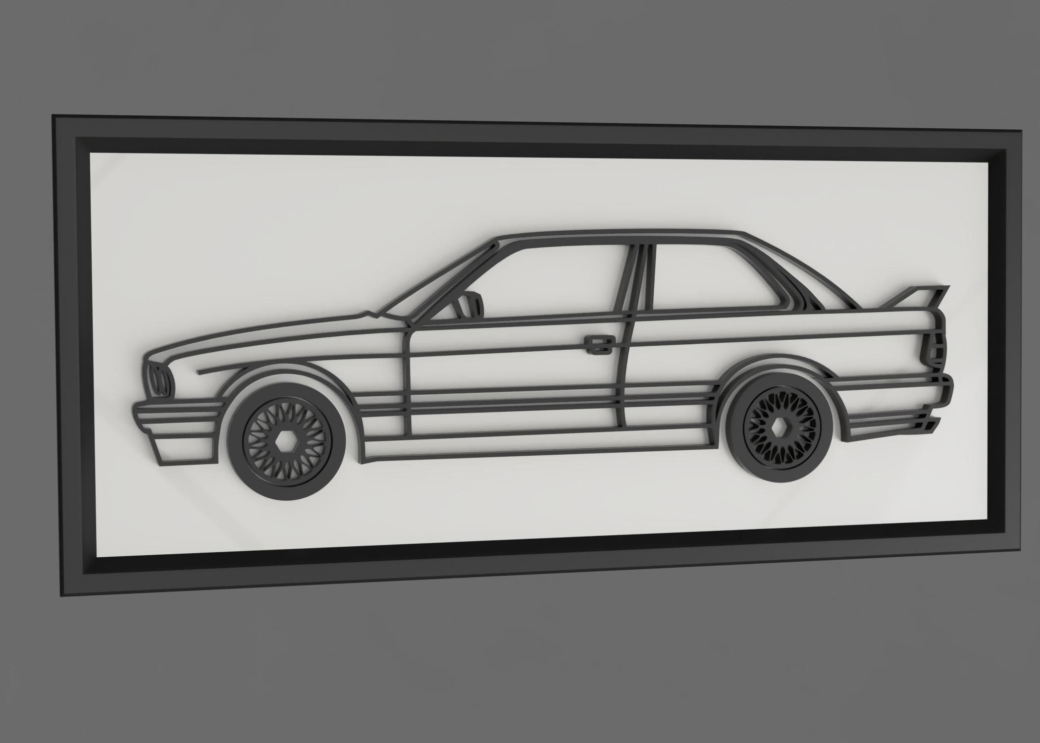 Card quà tặng BMW E30 M3