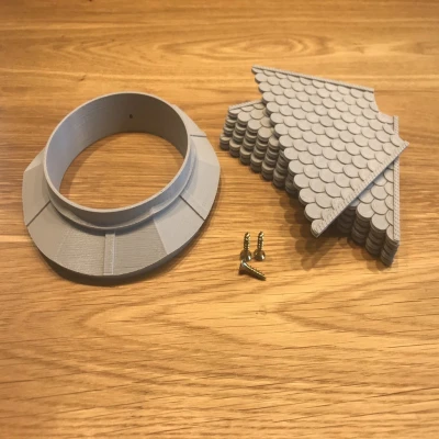 Khay cho chim ăn SodaStream có mái che