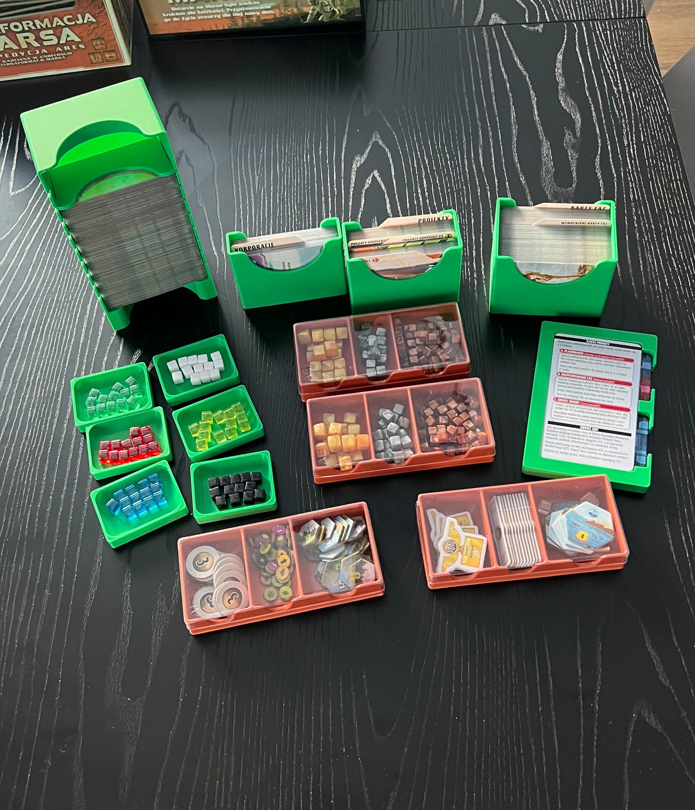 Khay Đựng / Tổ Chức Terraforming Mars: Ares Expedition - Chứa Bản Mở Rộng Discovery và Foundations