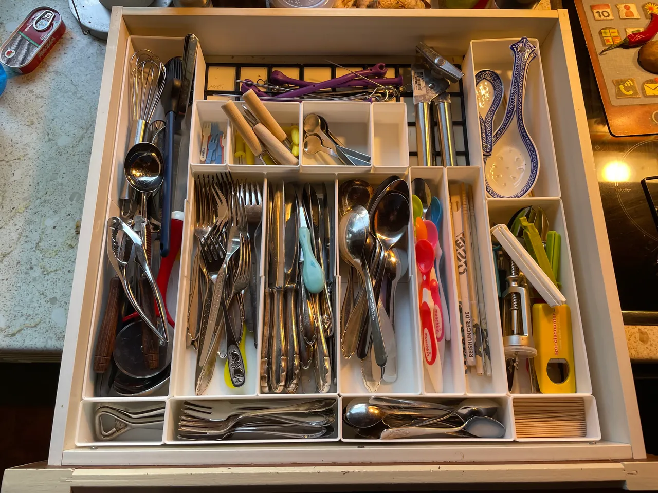 Tổ Chức Dao Nĩa Với Gridfinity