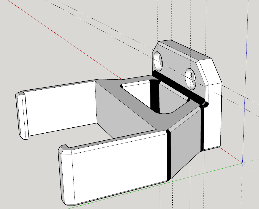 Cánh Tay Gắn Bộ Nguồn Meanwell UHP-350-24 Bằng Vít M5 Cho Ratrig V-Minion
