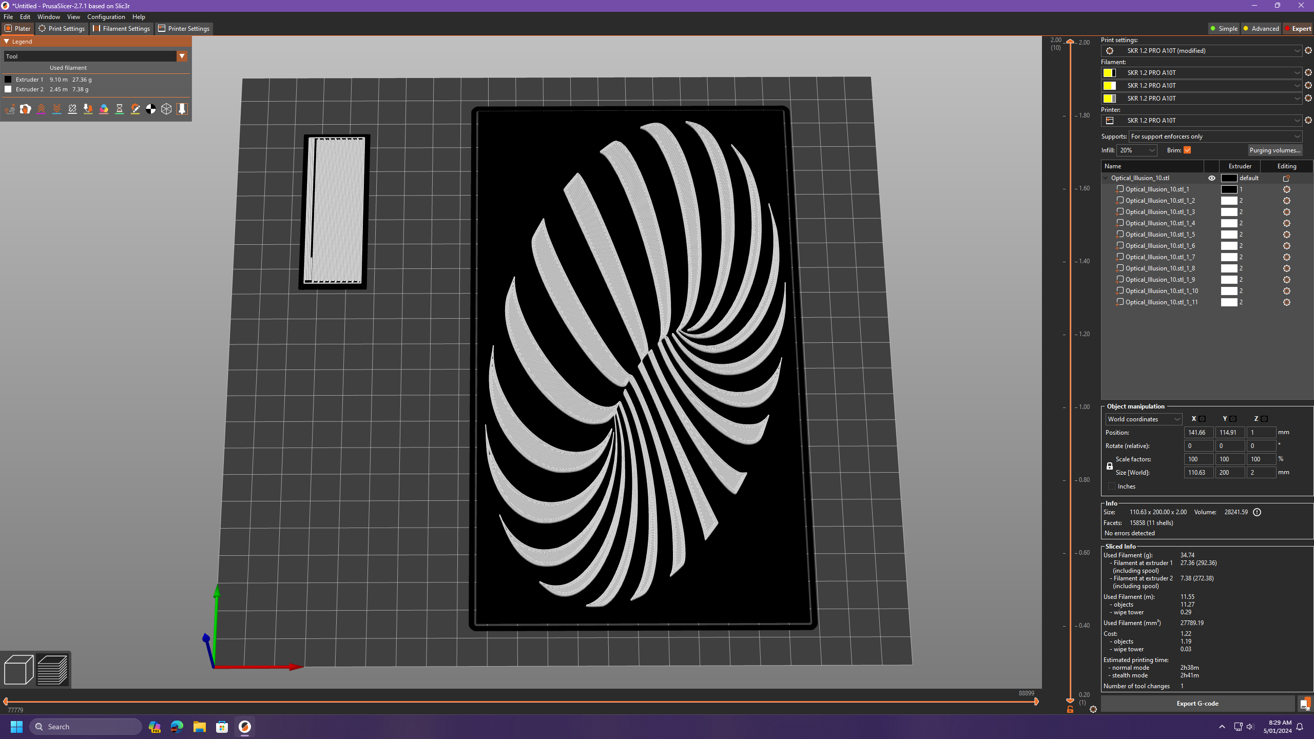 Optical Illusion Donut 1 - Dễ in