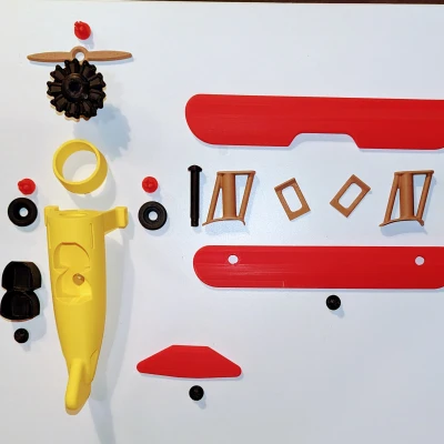 Máy bay Đồ chơi Boeing Stearman 75