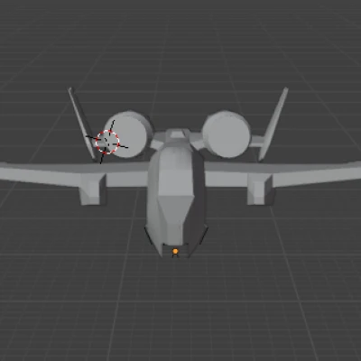 Mô Hình Máy Bay A10 Warthog Tương Lai A11-Shadowbird IIIC