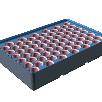 Khay pin Gridfinity, mọi kích cỡ pin [nháp]