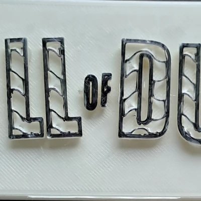 Mô hình Chữ Call of Duty