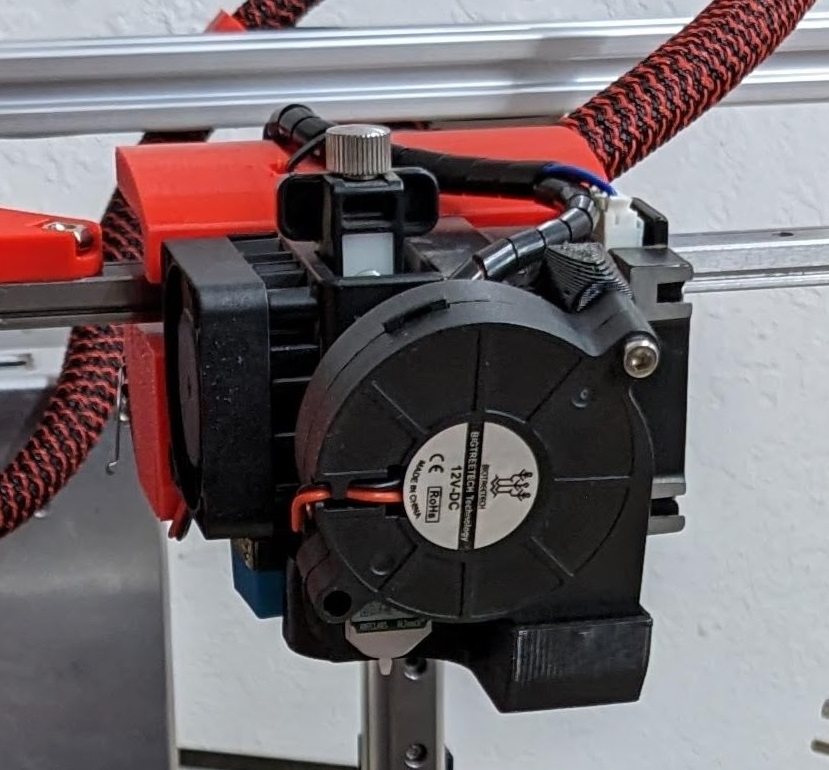 MP3DP - Giá Đỡ Hemera, Cảm Biến BL Touch và Ống Quạt