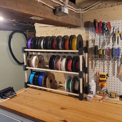 Giá Đựng Cuộn Sợi Module Remix (Thêm Lỗ Vít Ở Đáy)