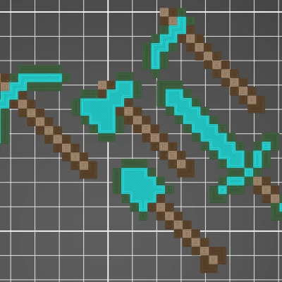 Món Đồ Minecraft Đa Sắc Màu