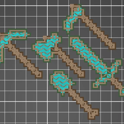 Món Đồ Minecraft Đa Sắc Màu