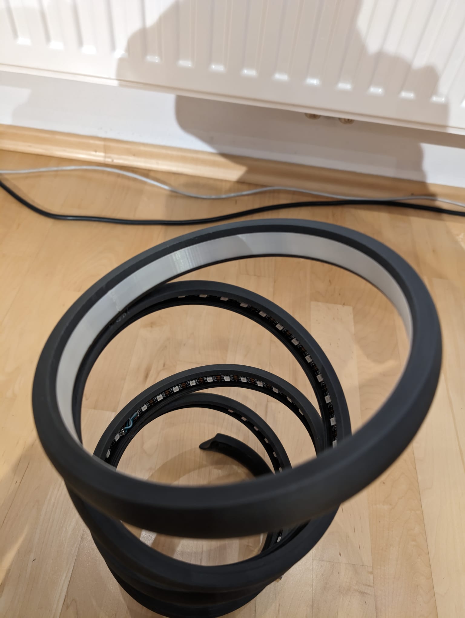 Chụp tản sáng Đèn Ring LED (esp, wifi)