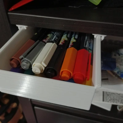 Ngăn Kéo Dưới Bàn In Dễ Dàng Không Cần Đế