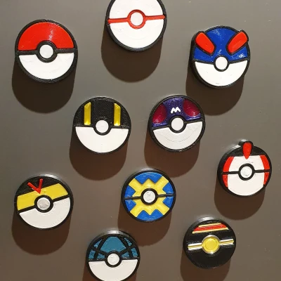 Nam Châm Tủ Lạnh Pokemon / Pokemon Fridge Magnets