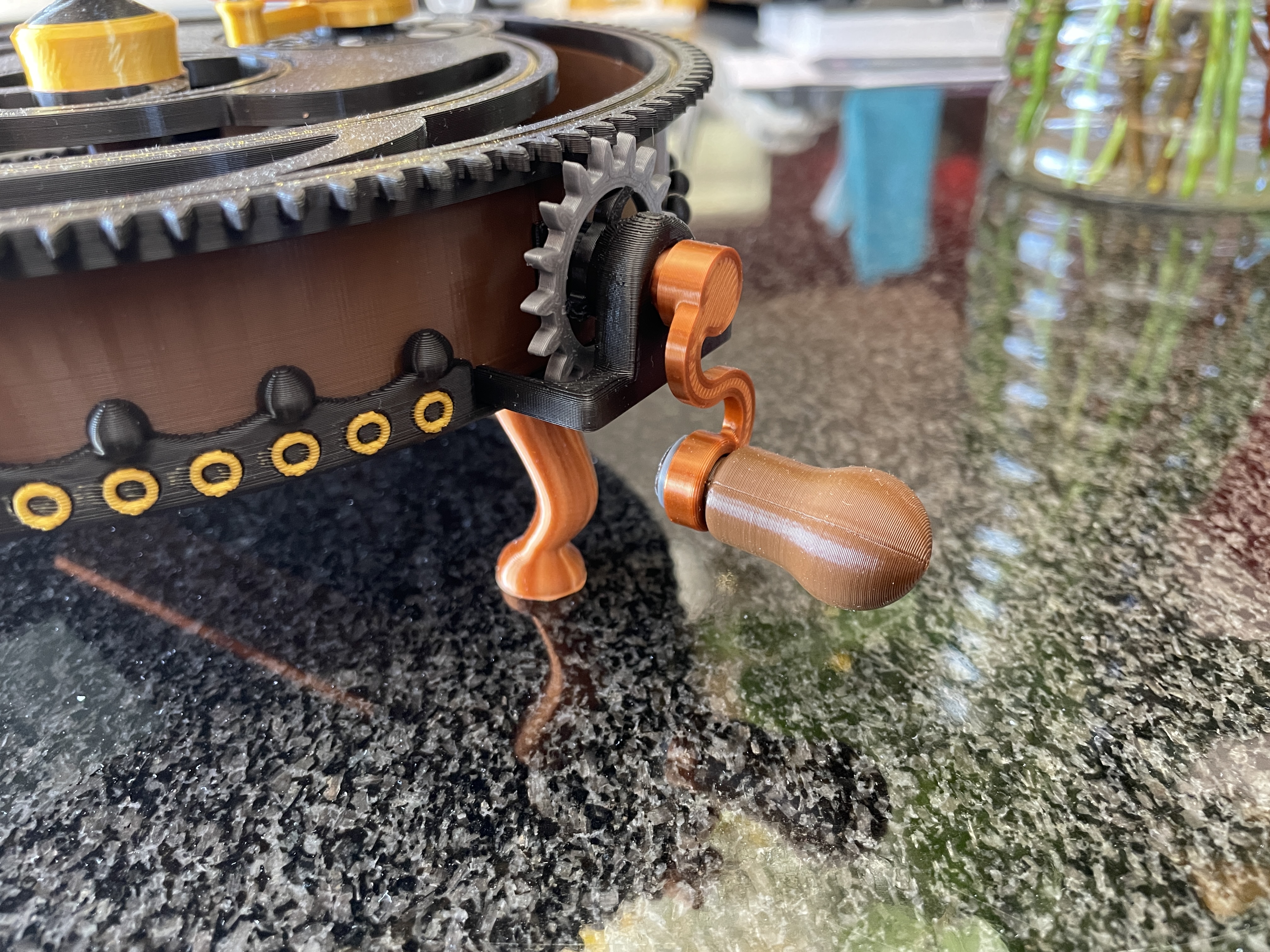 Mô hình Nhật quỹ có văn bản tháng có thể chỉnh sửa và Trái đất, các bộ phận tô màu