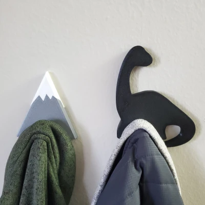 Móc Treo Áo Khoác Hình Khủng Long Brontosaurus