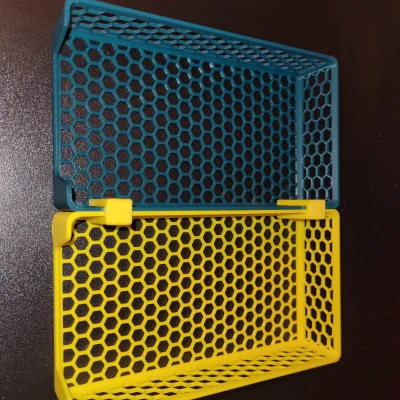 Nhiều kích cỡ Organizer cho ngăn kéo, tường đáy lục giác, mặt trước kín/mở và đầu nối