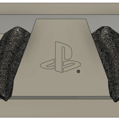 Giá Đỡ Tay Cầm PS5 Gridfinity 3x4 - Vừa Ngăn Kéo Ikea Alex