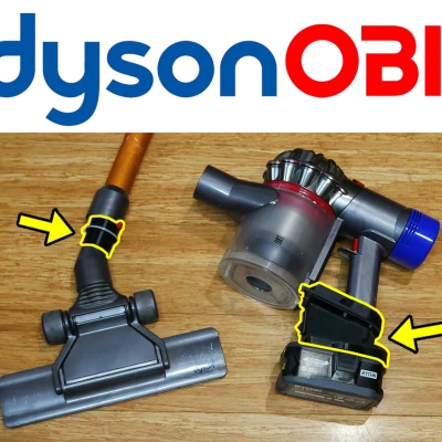 Adapter Pin Ryobi cho Máy Hút Bụi Dyson Dạng Cây