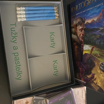 EN: Insert cho game Cartographers - board game CZE: Insert do hry Kartografové - desková hra