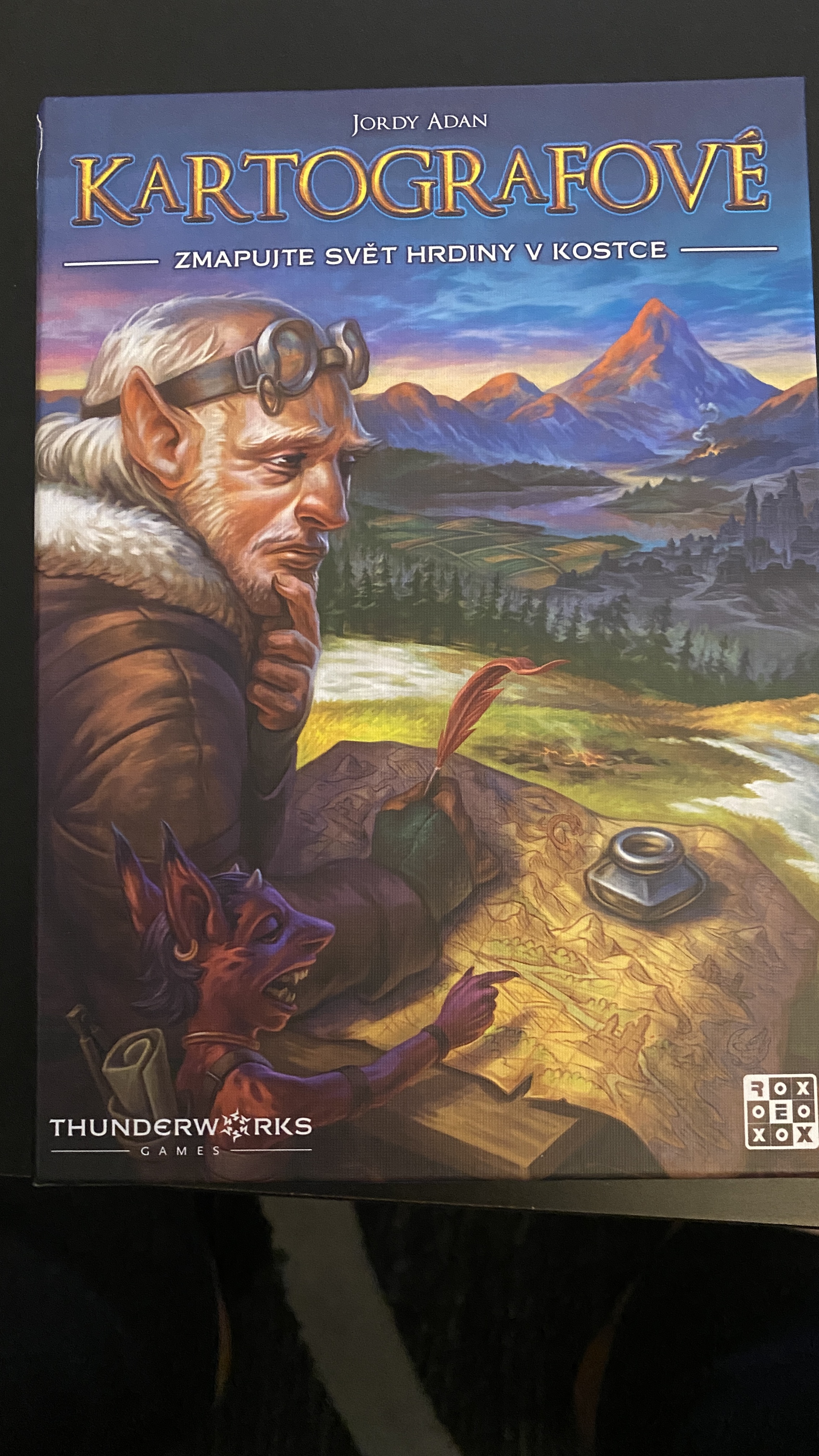 EN: Insert cho game Cartographers - board game CZE: Insert do hry Kartografové - desková hra