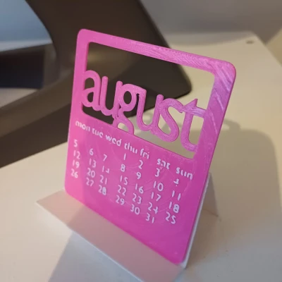 Lịch để bàn 2024 có tờ lịch cho mỗi tháng!