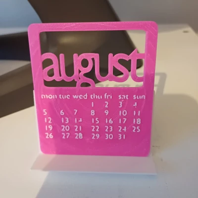 Lịch để bàn 2024 có tờ lịch cho mỗi tháng!