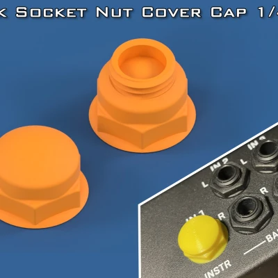 Chụp Đai Ốc Jack 1/4" (6.35mm)